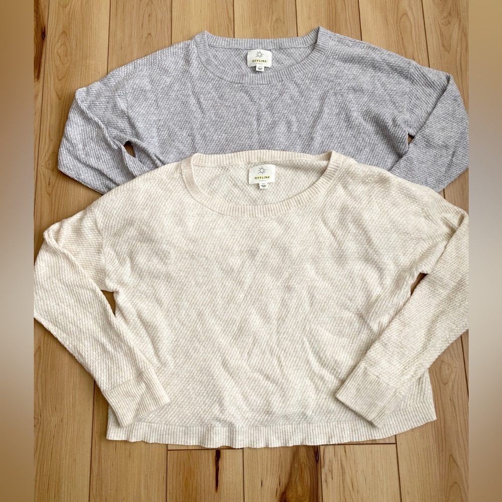 Aerie Crop Sweater